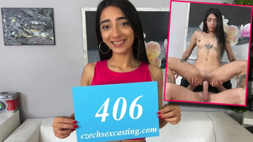 Czech Sex Casting - Horny Latina is casting out her pussy Ft. Lunita Galactica
